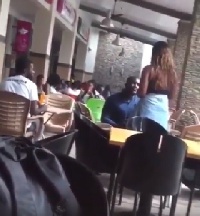 Lady pours liquid on a man after proposing to her leaving him embarrassed
