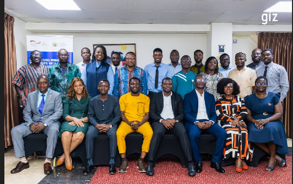 The team at the stakeholders' workshop