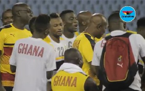 The Black Stars jammed ahead of their final World Cup Qualifier match against Egypt on Sunday