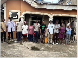 The 11 Ghanaian victims were held hostage in Nigeria