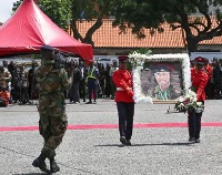 The late Captain Maxwell Mahama was laid to rest on Friday, June 9