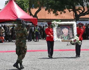 The late Captain Maxwell Mahama was laid to rest on Friday, June 9