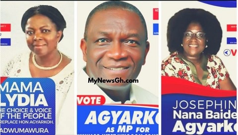The two wives of the late Agyarko are in a tussle over who takes up the seat as MP for the area