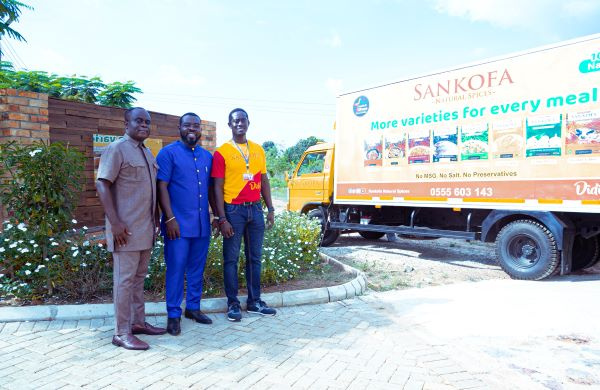 Richard Nii Armah Quaye (middle) is Ghana's first angel investor supporting businesses and startups,