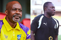 Ibrahim Tanko (L) and Godwin Attram (R)