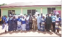 The KEA Women’s Ministry in a photo with the Christian Rehab Center management