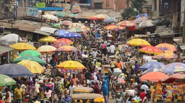 Mushin Market in Lagos Nigeria