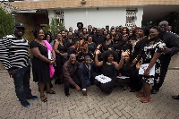 Members of Creative Arts Industry with President John Dramani Mahama