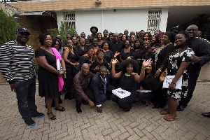 Members of Creative Arts Industry with President John Dramani Mahama