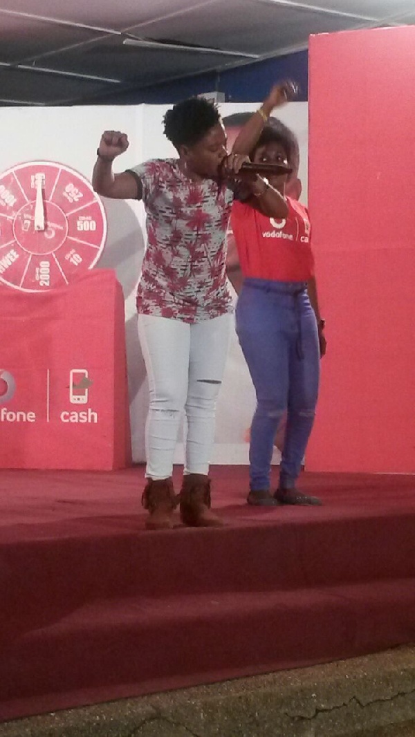 Nyamekye on stage