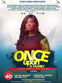 'Once Upon A Family' will be premiered on Easter Monday, April 2, at the National Theatre