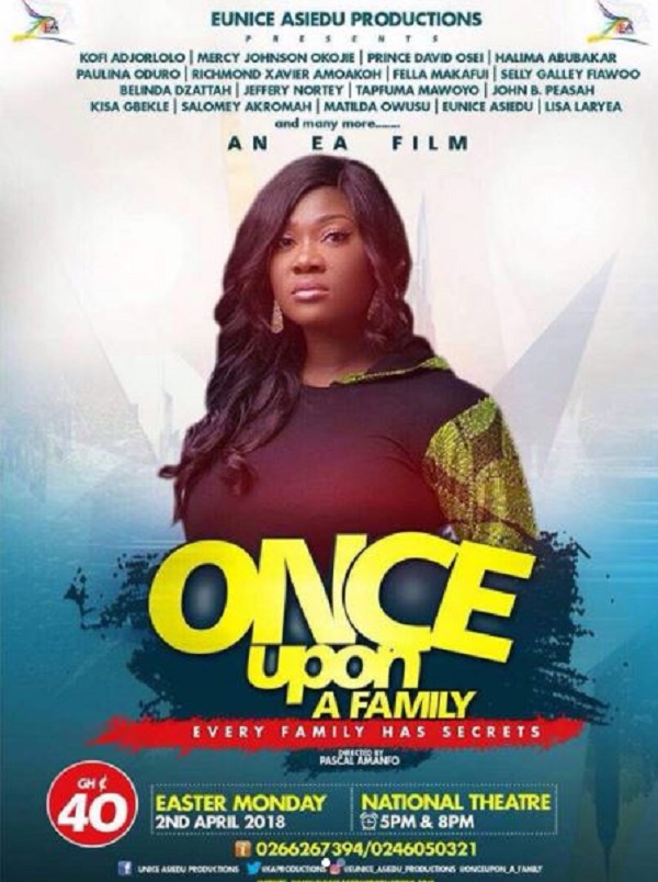'Once Upon A Family' will be premiered on Easter Monday, April 2, at the National Theatre