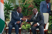 President Akufo Addo meets President Ouattara