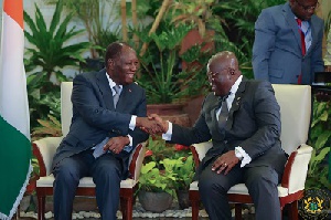 President Akufo Addo With President Ouattara