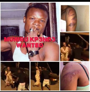 Muniru Kpende is wanted by the Nima Police for assaulting an innocent lady