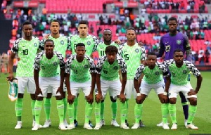 Nigeria Super Eagles Line