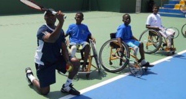 Ghana Wheelchair Tennis players