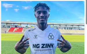 Ghanaian forward Kwaku Karikari