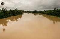 Pra River began to turn brown as a result of galamsey