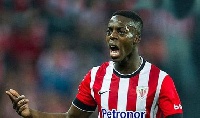 Atletico Bilbao's Ghanaian striker Inaki Williams