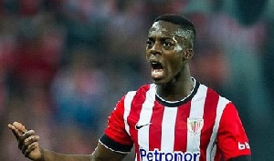 Atletico Bilbao's Ghanaian striker Inaki Williams