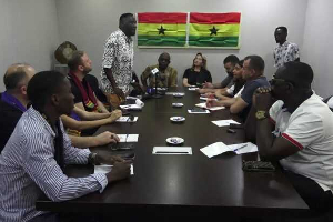 Some members of the Turkish delegation to Ghana