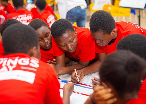 The occasion was celebrated with students of Accra Girls’ Senior High School