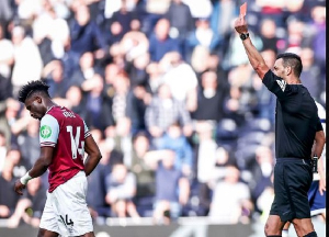 Kudus Red Card West Ham