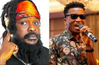 Dancehall musician Ras Kuuku (L) and Kofi Kinaata (R)