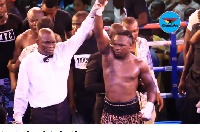 Samir Bastie defeated the 'African Mayweather' Bukom Banku in Round 7