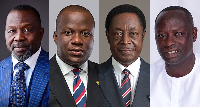 L-R: Dominc Ayine, Abu Jinapor, Kwabena Duffour and Kofi-Armah Buah