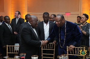 Archbishop Nicholas Duncan-Williams with President Akufo-Addo