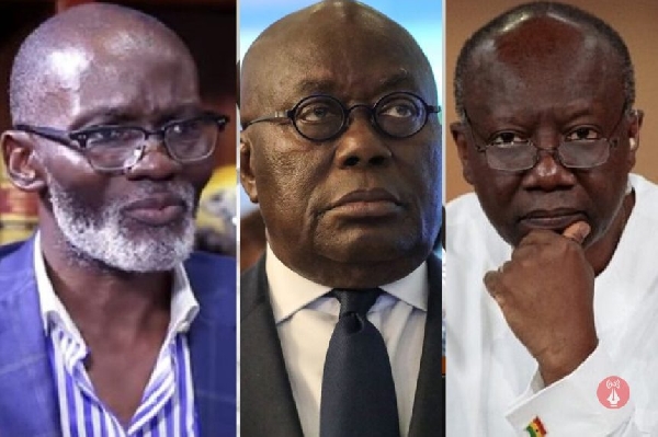 Gabby, Akufo-Addo and Ken Ofori-Atta