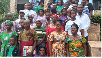 Participants at the workshop in a group picture