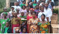 Participants at the workshop in a group picture