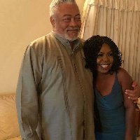 Former President Jerry John Rawlings and