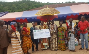 The donation was in response to an appeal by the Gbadzeme community leaders