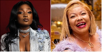 Singer Efya (L) says Nana Agradaa (R) will dupe people again