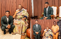 The Ga Mantse has commended the Chief Executive Officer of GoldBod, Sammy Gyamfi