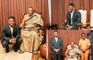 The Ga Mantse has commended the Chief Executive Officer of GoldBod, Sammy Gyamfi