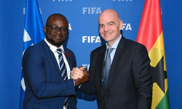 FIFA president compliments and throws weight behind new WAFU B President Kurt Okraku