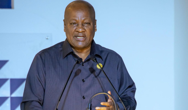 John Dramani Mahama is the President of Ghana