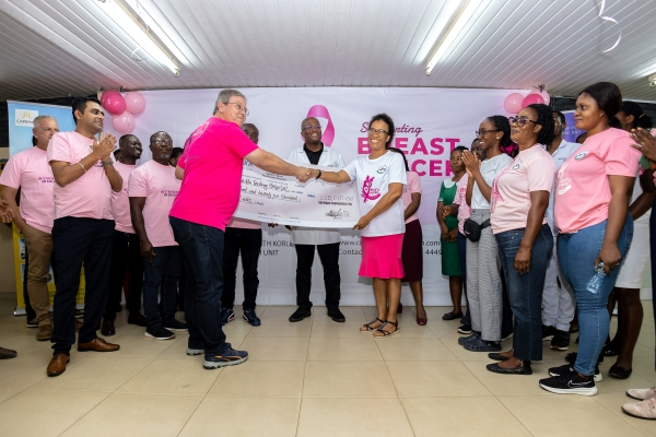 Korle-Bu's Breast Cancer Unit donates to support women battling breast cancer