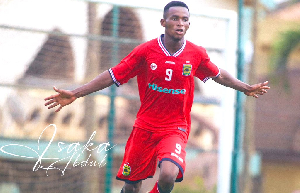 Asante Kotoko youth team striker Isaka Abdul