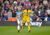 Jordan Ayew provided the assist for Crystal Palace in victory over Huddersfield