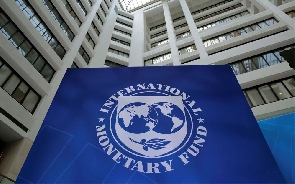 A photo of the IMF building