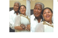 Mr and Mrs Mensah in one of their happy moments