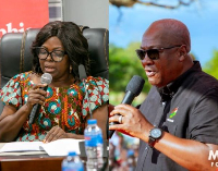 Lydia Alhassan and John Dramani Mahama