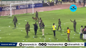 Outraged fans go on a rampage at Baba Yara Stadium after Ghana's loss to Angola