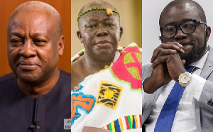 President Mahama, Otumfuo and Kurt Okraku